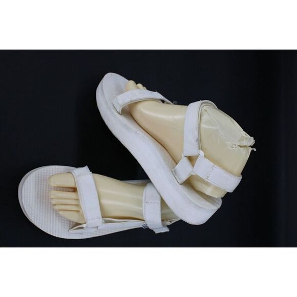 Teva Sandals Womens 9 Midform Universal Platform Strappy White Casual 1090969 - Picture 1 of 11